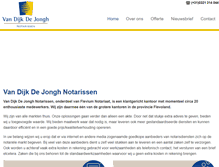 Tablet Screenshot of notaris-dronten.nl